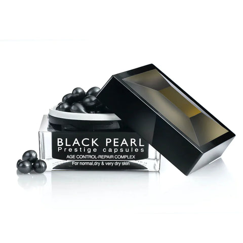 Black Pearl Prestige Capsules – Dead Sea anti-aging serum capsules with pearl extract buy in Australia and NZ at Jerichoskincare.com.au 