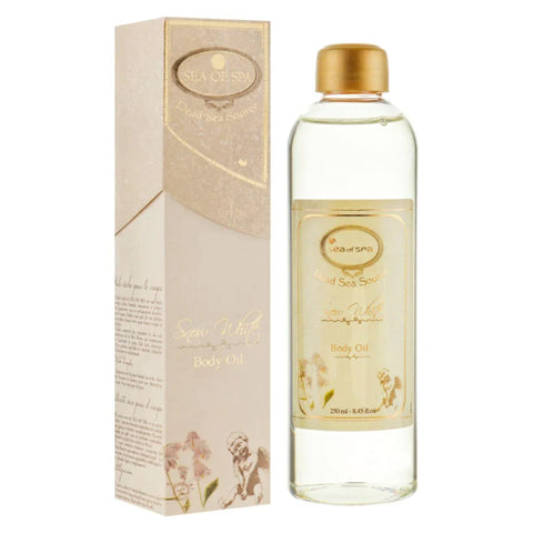 Snow White Body Oil – Luxury Dead Sea skincare product Australia & New Zealand