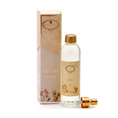 Snow White Body Oil – Dead Sea nourishing body oil with avocado, jojoba & almond oils. Buy in Australia